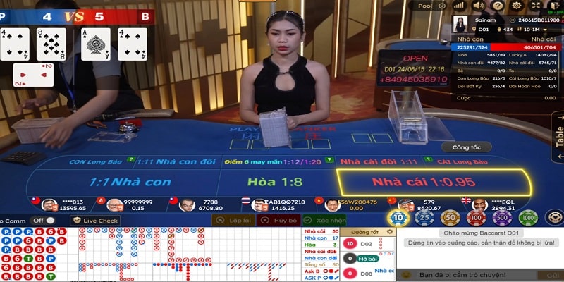 Hướng dẫn hội viên chơi casino cách đặt cược trong game